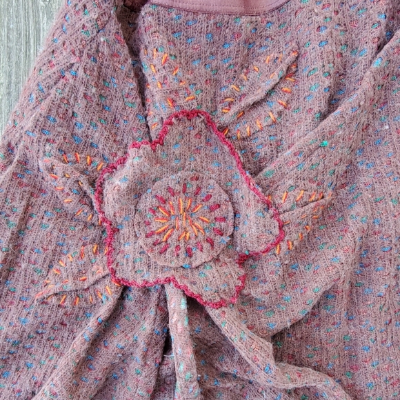 RELISTED Free People asymmetrical flower skirt - Picture 3 of 4